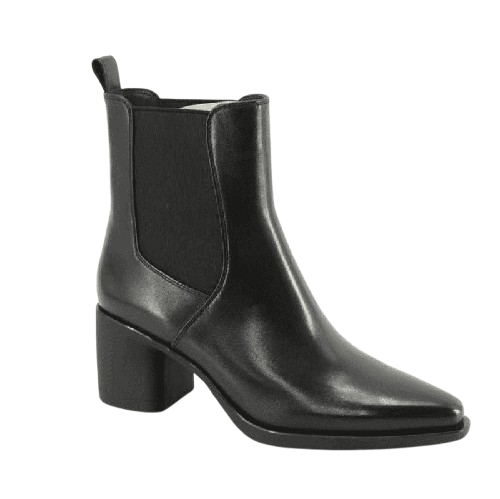 lady leather shoes black